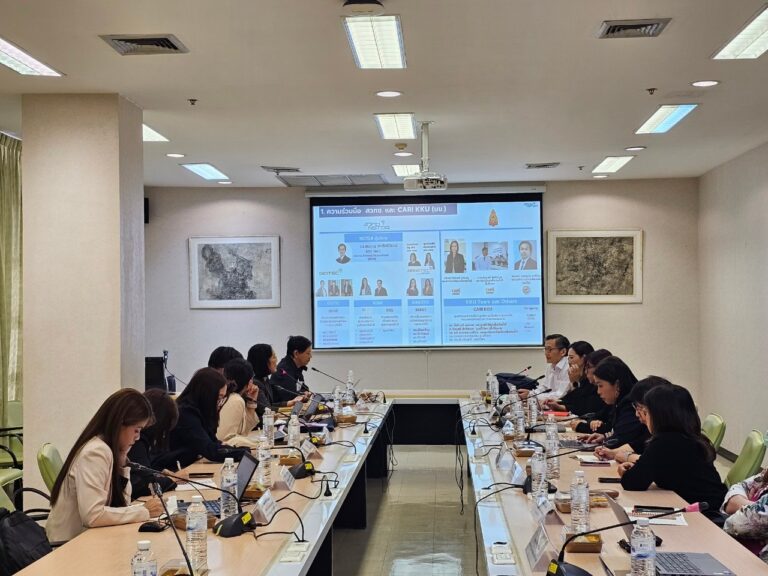 ประชุมหารือแนวทางการร่วมพัฒนาและเพิ่มประสิทธิภาพชุดตรวจพยาธิใบไม้ในตับสำเร็จรูปชนิดเร็ว (OV-ATK) การผลักดันการใช้ประโยชน์และหารือความร่วมมือกับผู้บริหาร มหาวิทยาลัยขอนแก่นมหาวิทยาลัยขอนแก่น