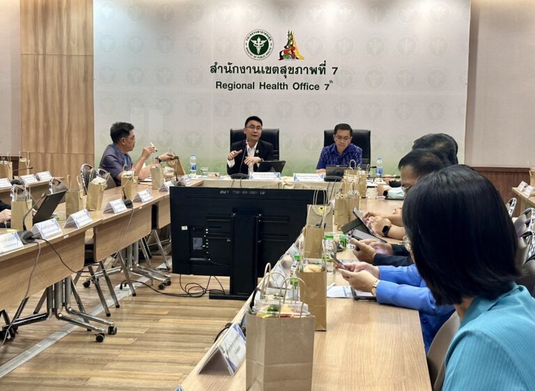 Kick off โครงการ “ประเทศไทยปลอดโรคพยาธิใบไม้ตับ ไม่ตายจากมะเร็งท่อน้ำดี” ในเขตสุขภาพที่ 7