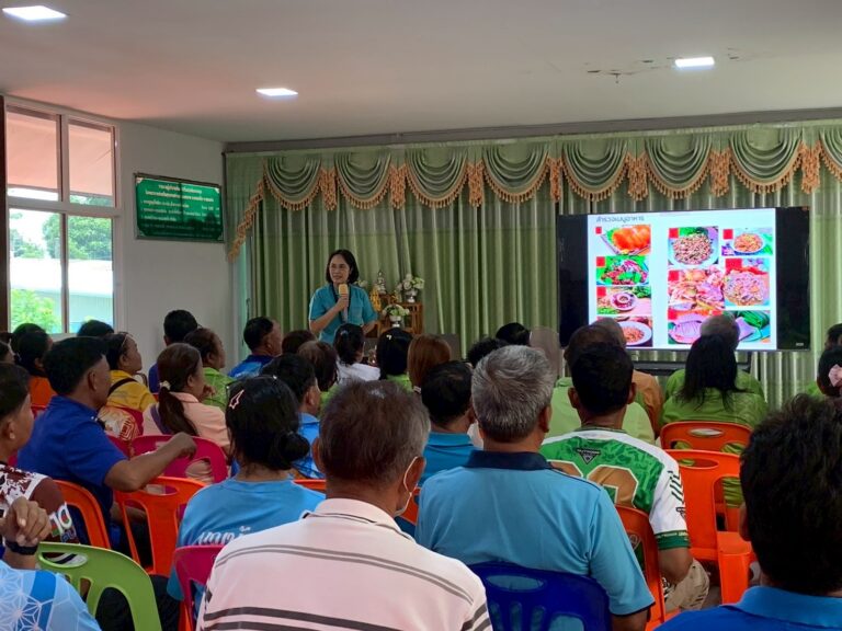 “สถาบันวิจัยมะเร็งท่อน้ำดี หนุน ต.โนนสะอาด อ.หนองเรือ ขอนแก่น เสริมความรู้ สร้างความตระหนัก เตรียมตรวจคัดกรอง OV”